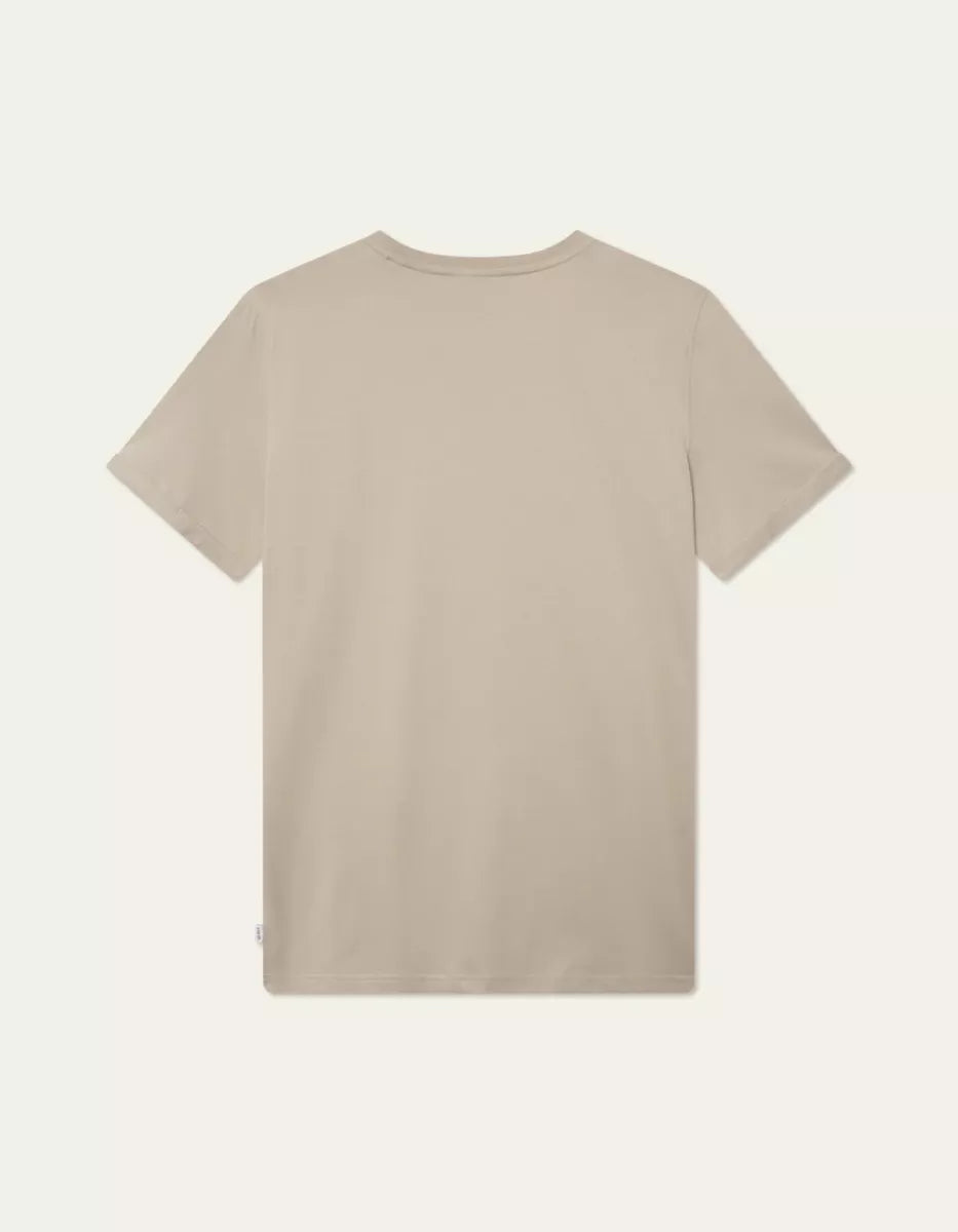 Les Deux Les Deux Norregaard Contrast T-Shirt Lichtbruin