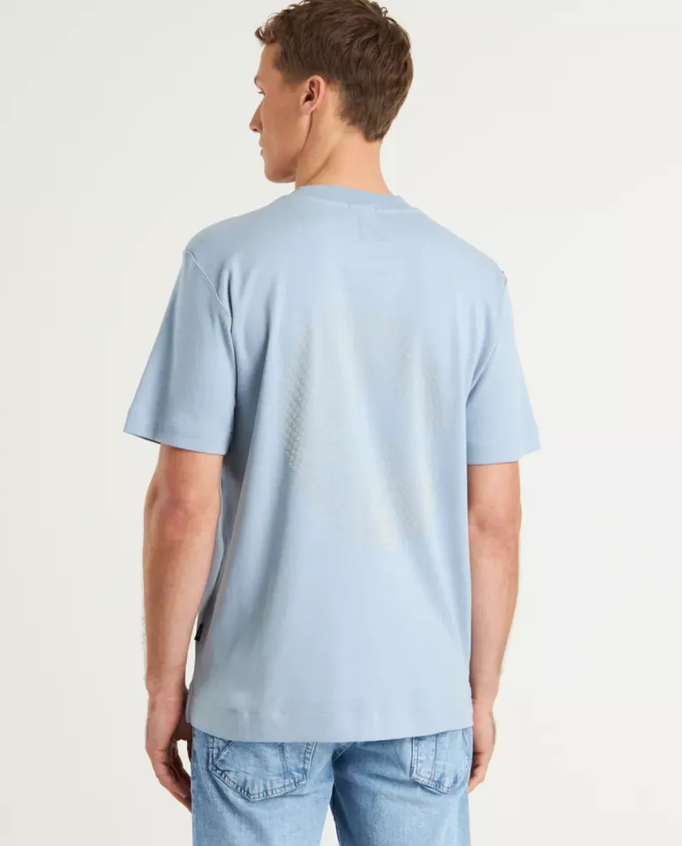 Chasin Chasin Dot T Shirt Blauw