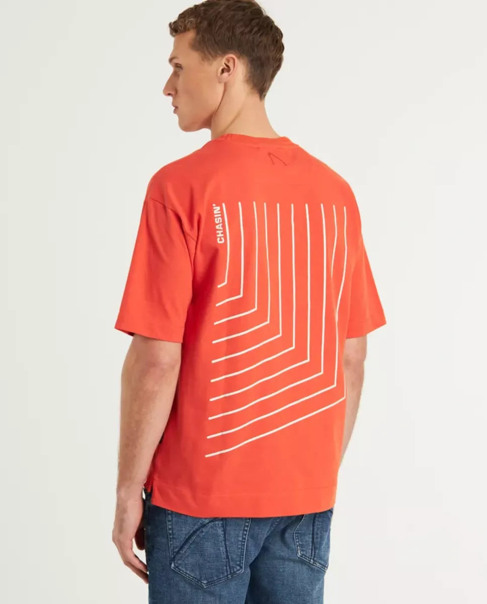 Chasin Chasin Stream T shirt Rood