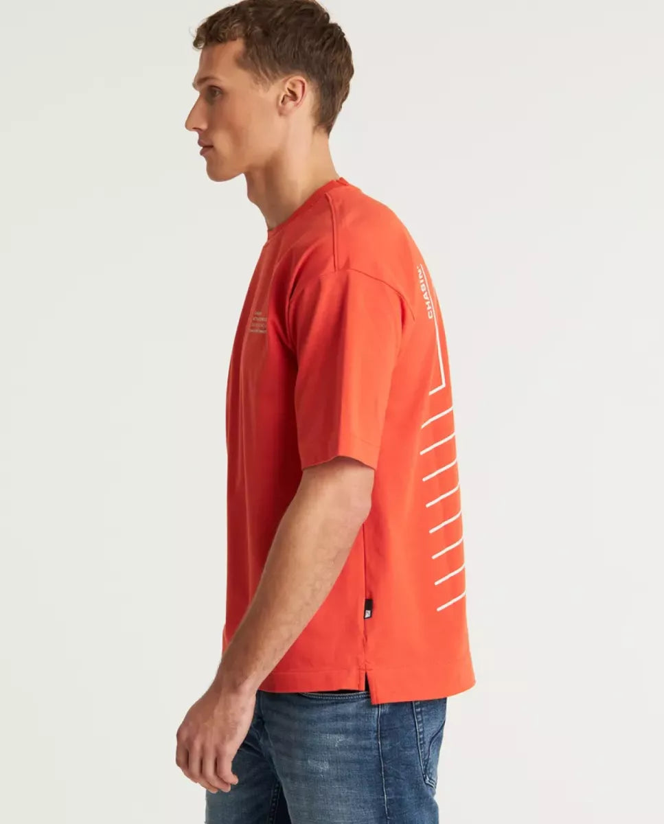 Chasin Chasin Stream T shirt Rood