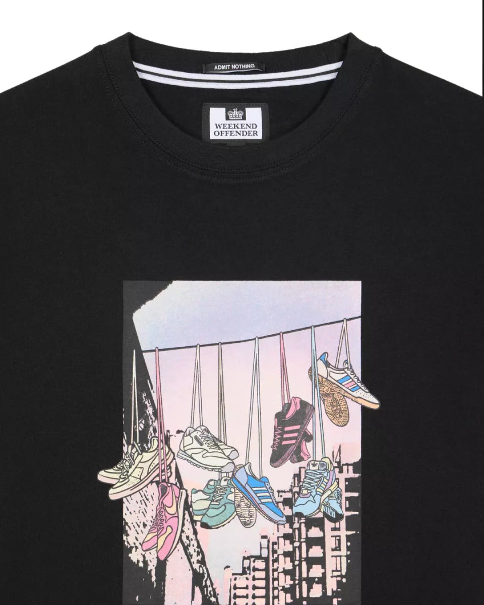 Weekend Offender Weekend Offender Turf Wars T-Shirt Zwart