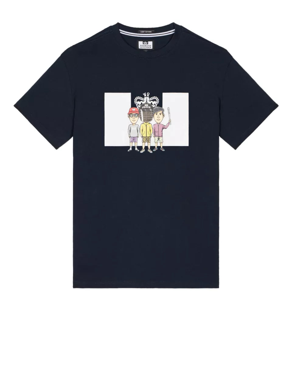 Weekend Offender Weekend Offender Graphic T Shirt Navy