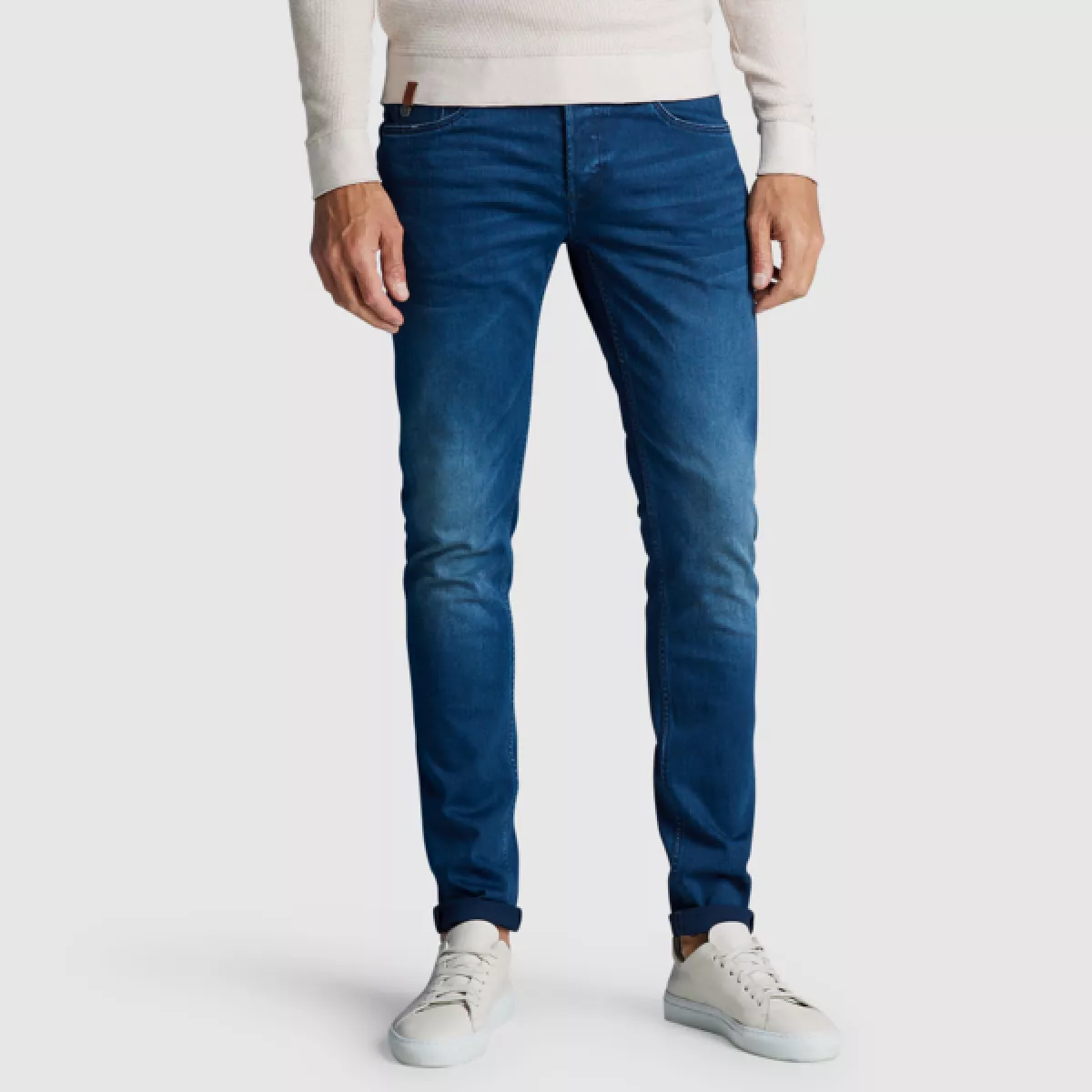 Cast Iron Cast Iron RISER SLIM BLUE BLUE FINISH Denim dark washed