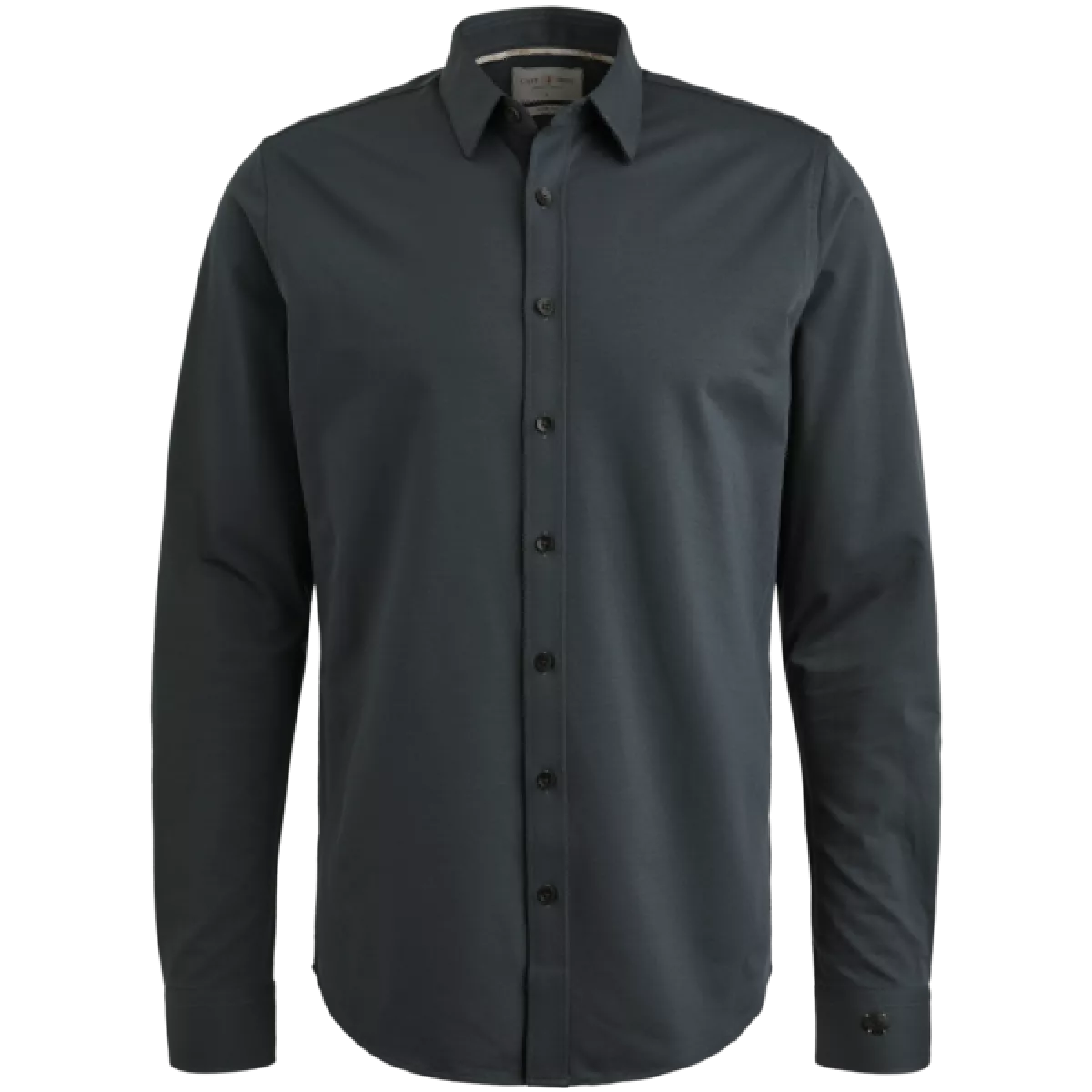 Cast Iron Cast Iron LONG SLEEVE SHIRT Twill Jersey 2 t Donker blauw