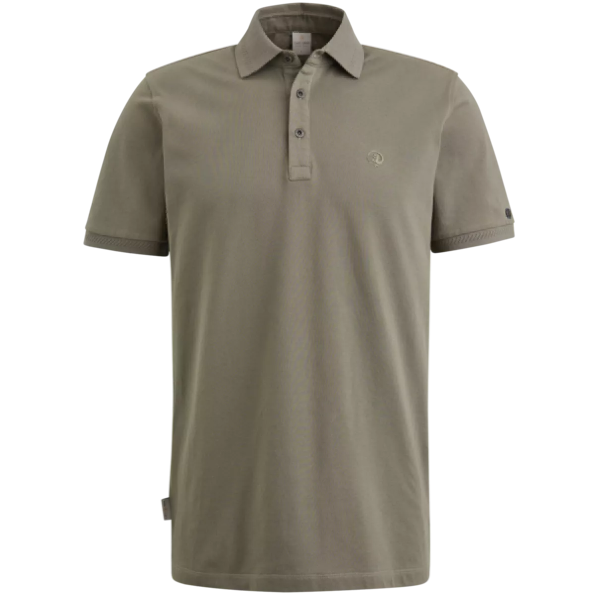 Cast Iron Cast Iron Short sleeve polo fine pique essen Groen dessin