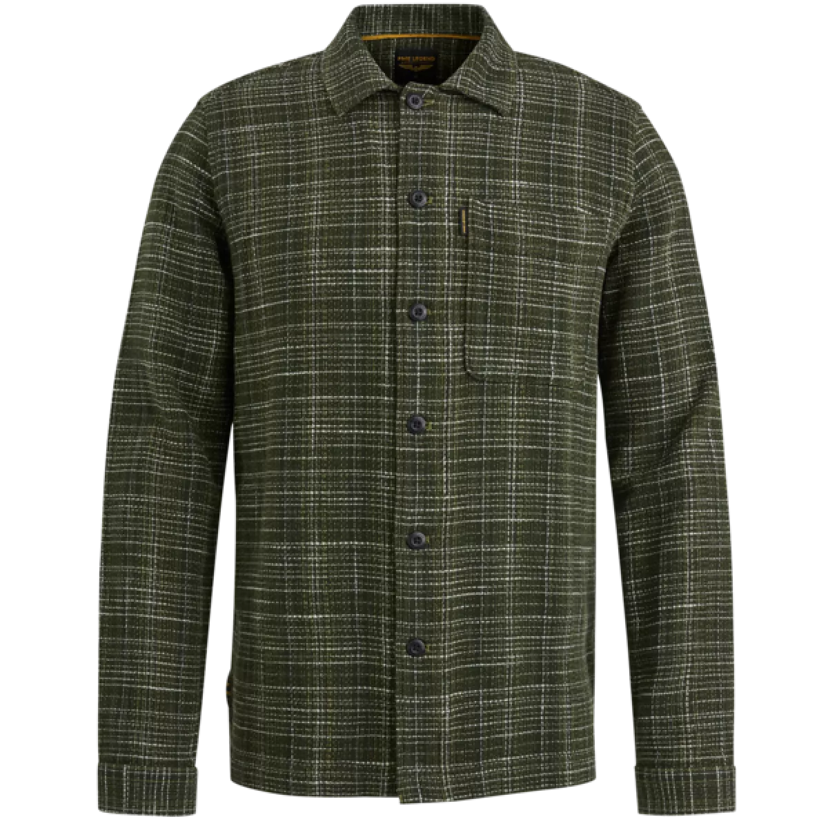 PME Legend PME Legend Long Sleeve Shirt Donkergroen