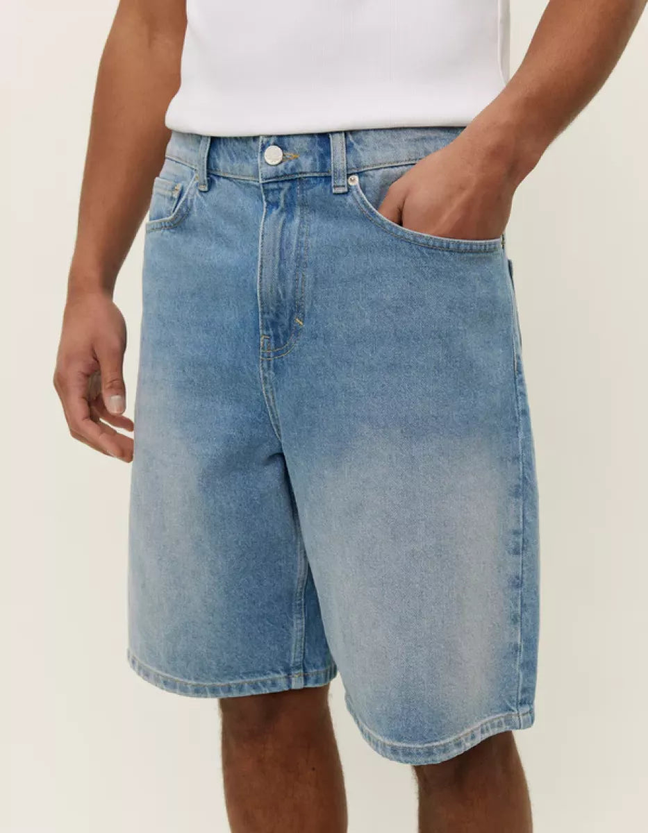Les Deux Les Deux Ryder washed Denim Short