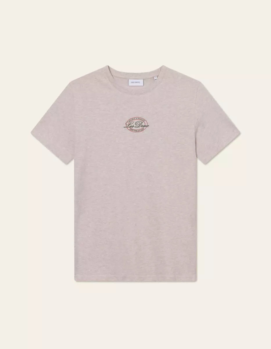 Les Deux Les Deux Glen T-shirt beige