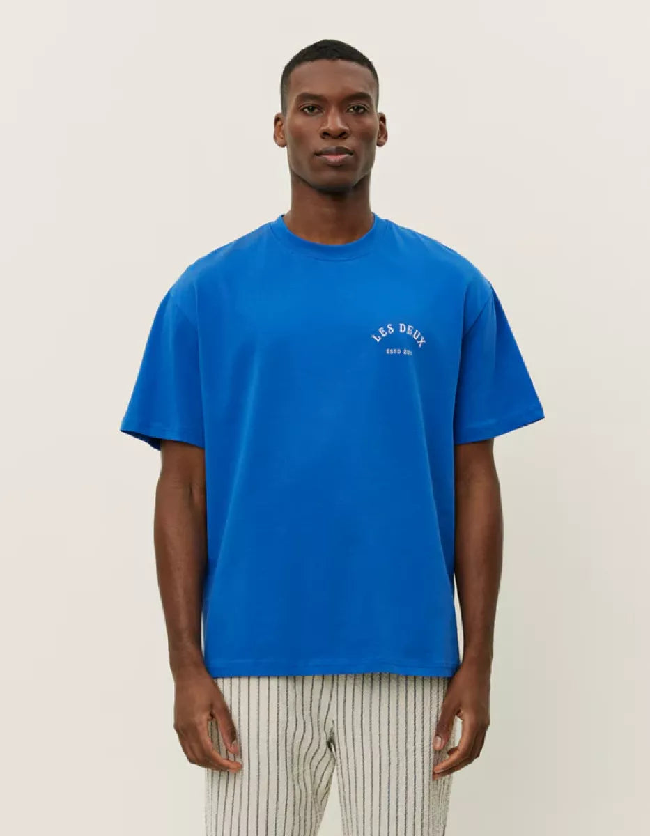 Les Deux Les Deux Passion T-Shirt Blauw