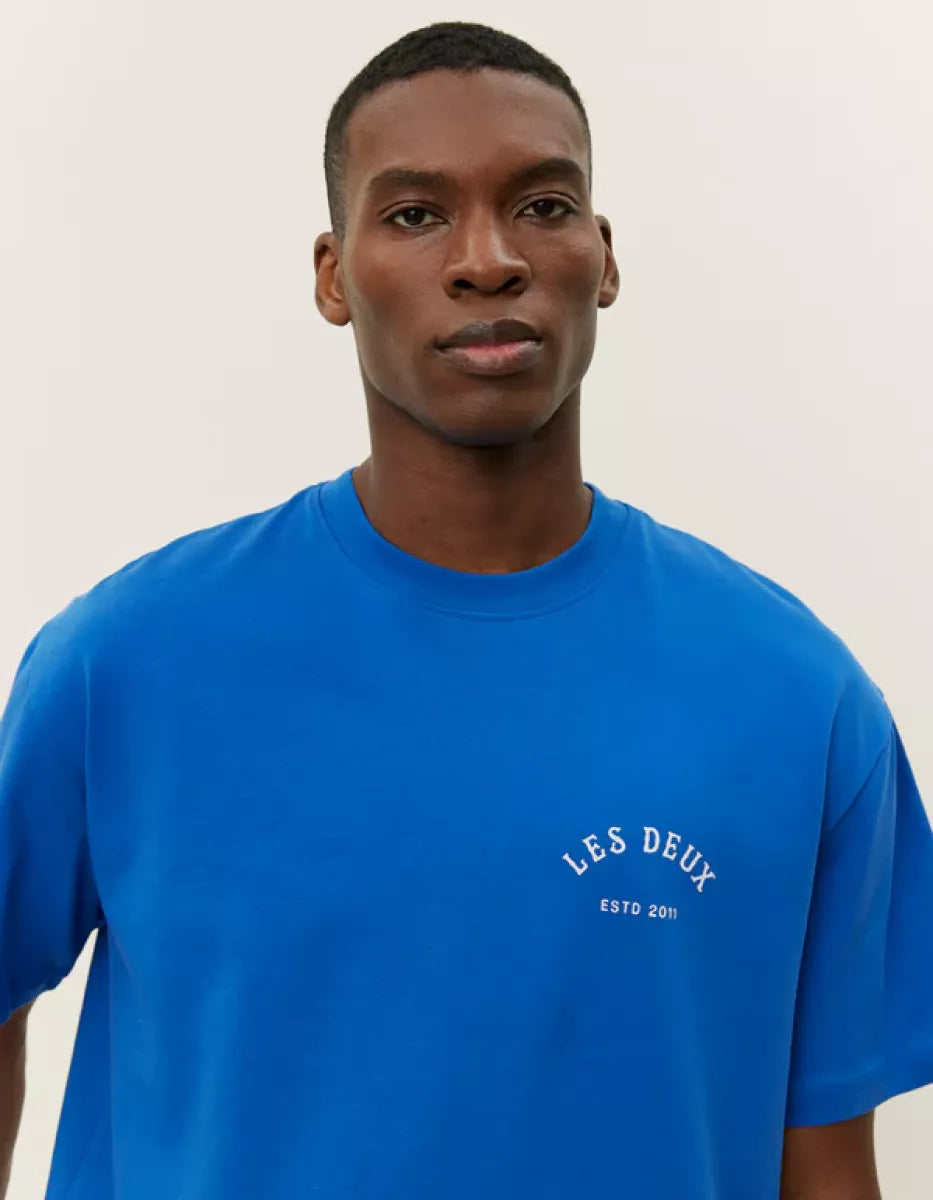 Les Deux Les Deux Passion T-Shirt Blauw