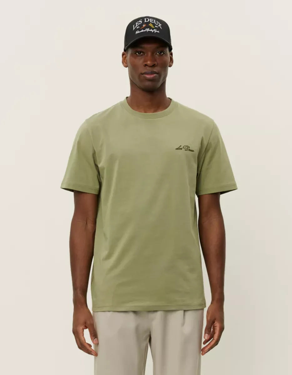 Les Deux Les Deux Wild Flower T-Shirt Groen
