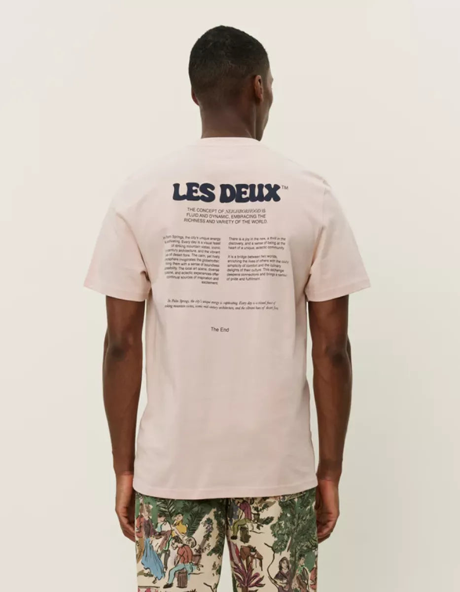 Les Deux Les Deux Dynamic T-Shirt Roze
