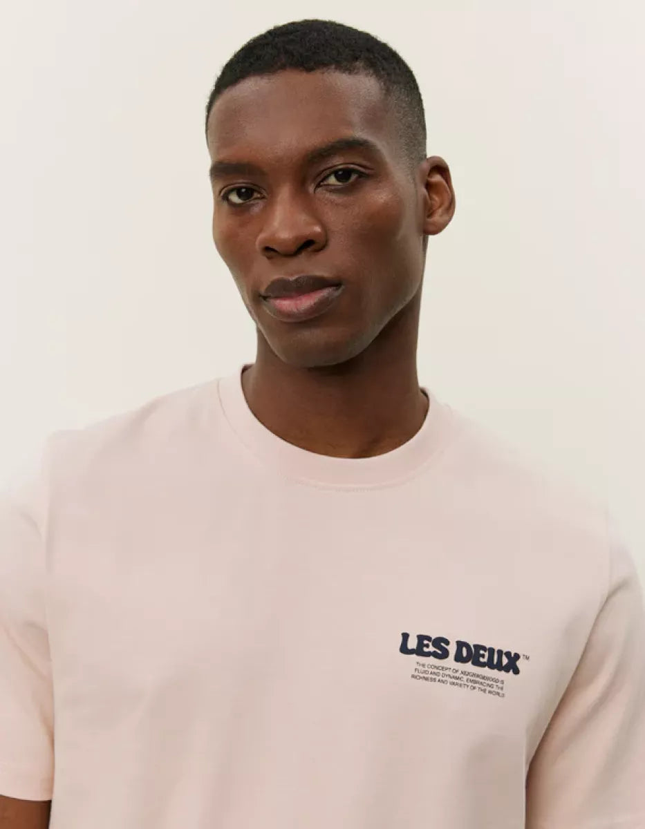 Les Deux Les Deux Dynamic T-Shirt Roze