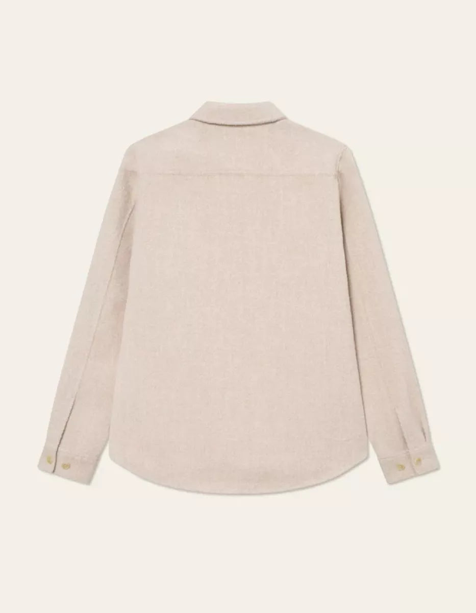 Les Deux Les Deux Lennon Bouclé Overshirt Off white