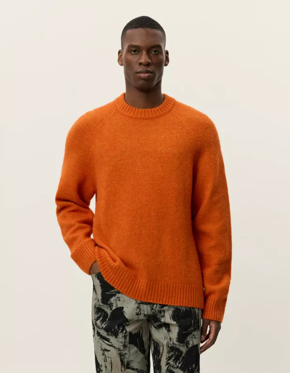 Les Deux Les Deux Gilbert Crewneck Knit Orange