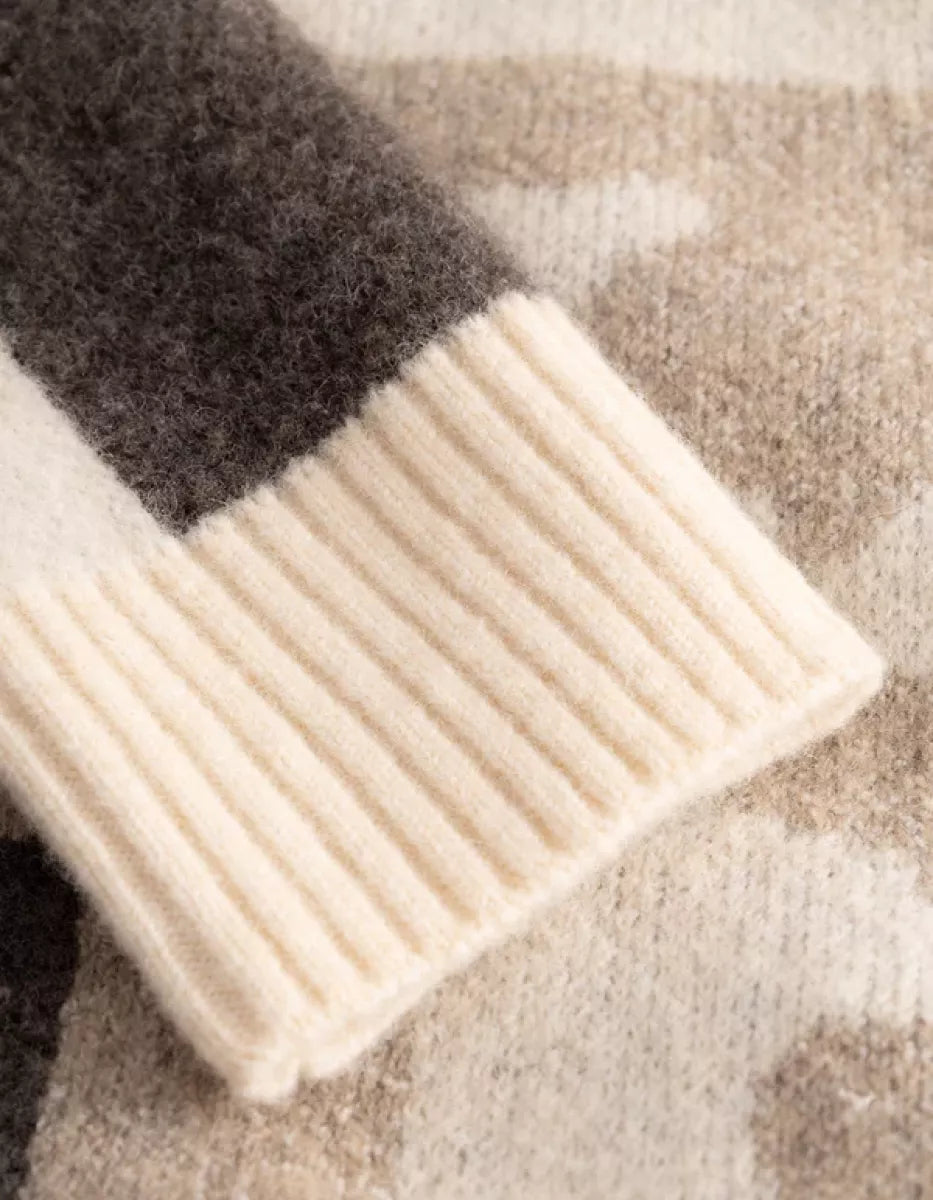 Les Deux Les Deux Globe Crewneck Knit Multicolor