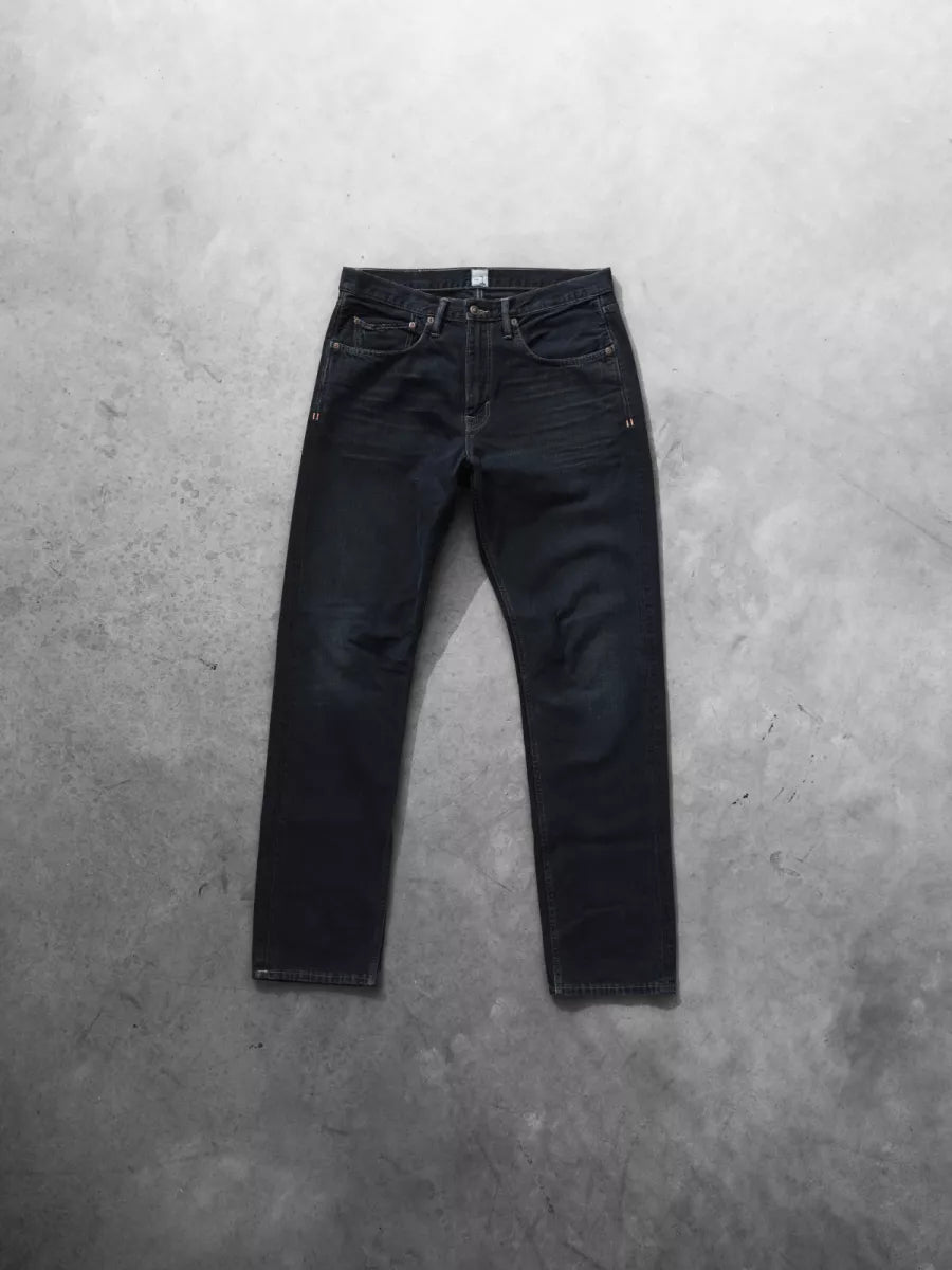 -1 -1 The One Jean - Black on blue Denim dark washed
