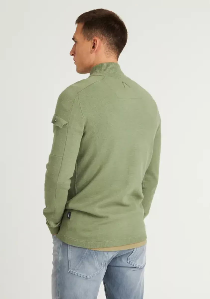 Chasin Chasin  Oscar half zip Groen