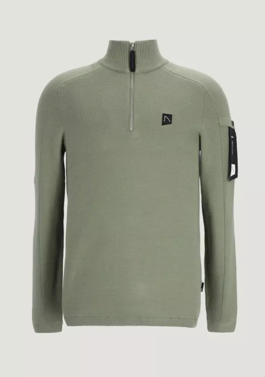 Chasin Chasin  Oscar half zip Groen