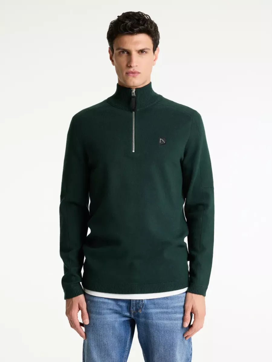 Chasin Chasin OSCAR HALF ZIP Grijs