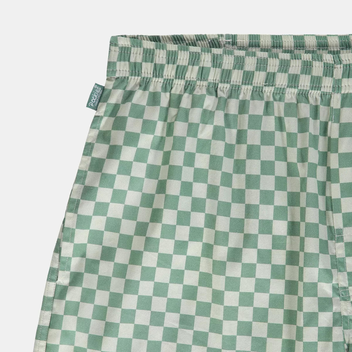 Pockies Pockies Green Checkered Groen dessin