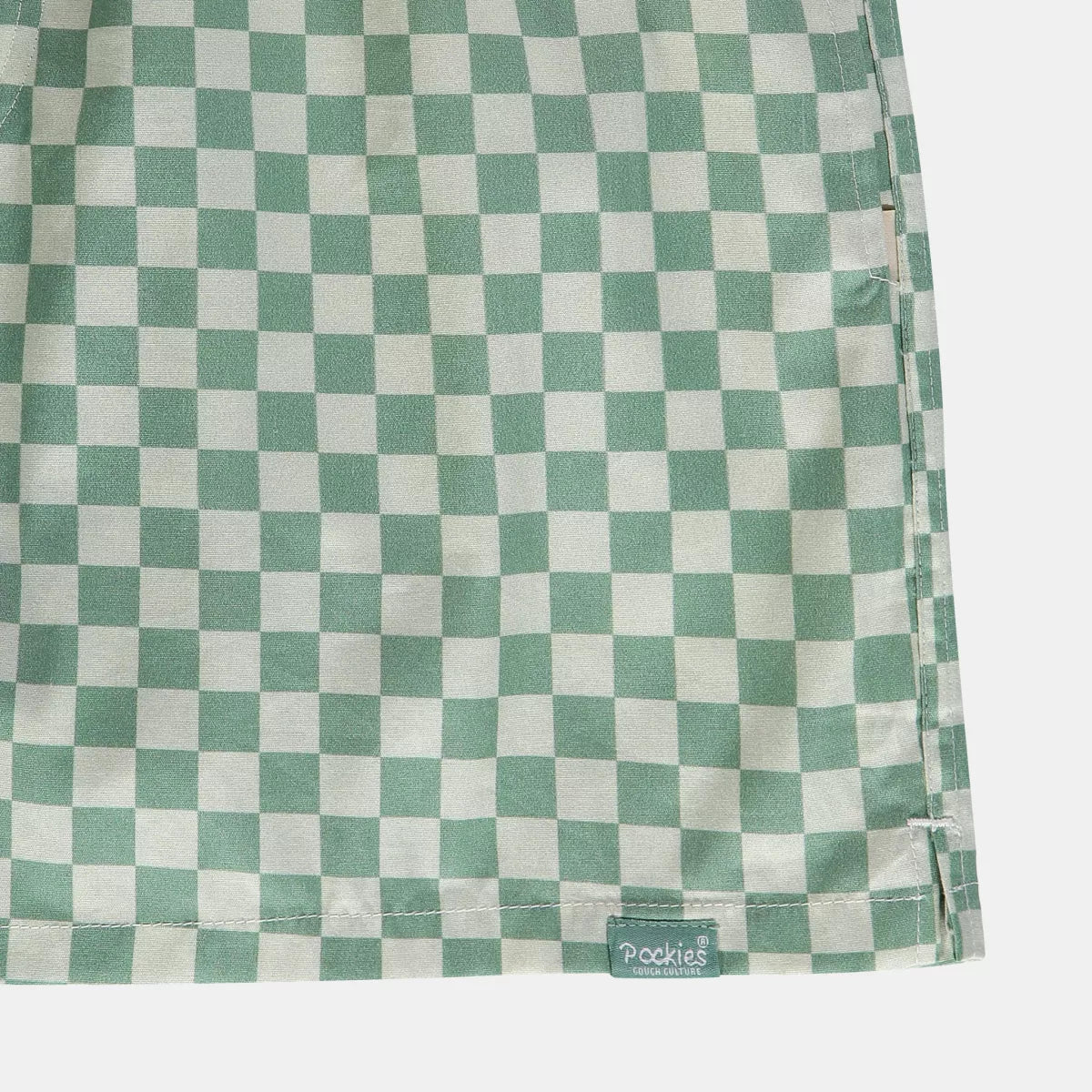 Pockies Pockies Green Checkered Groen dessin