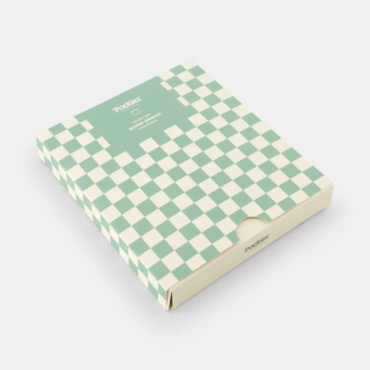 Pockies Pockies Green Checkered Groen dessin