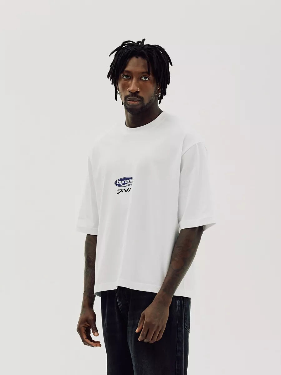 Bareen Bareen Oversized T-Shirt Wit
