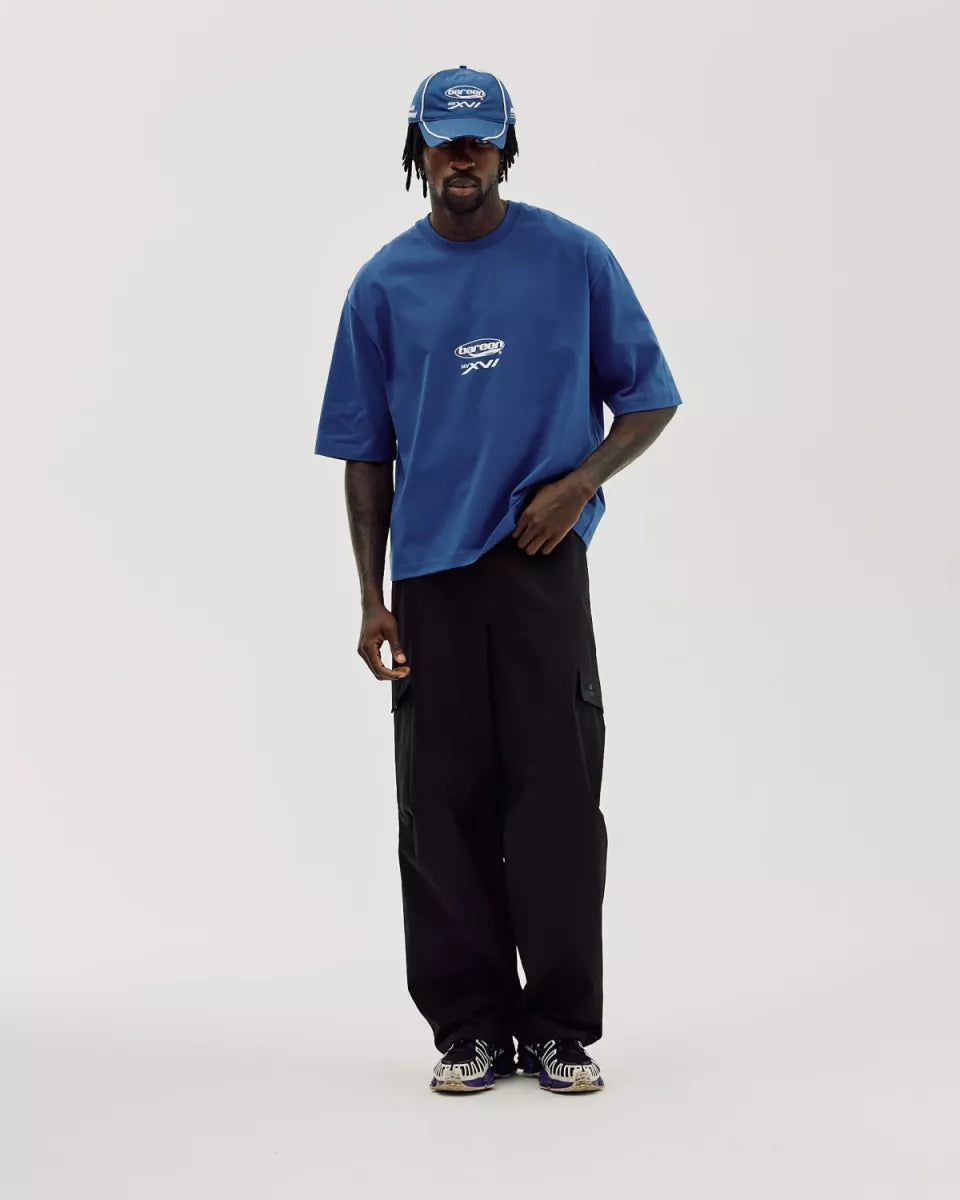 Bareen Bareen Oversized T-Shirt Blauw