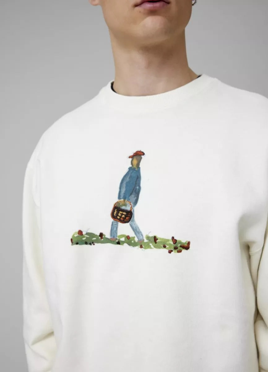 Forét Forét HUNT SWEATSHIRT Off white