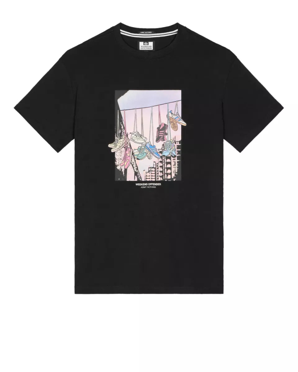 Weekend Offender Weekend Offender Turf Wars T-Shirt Wit