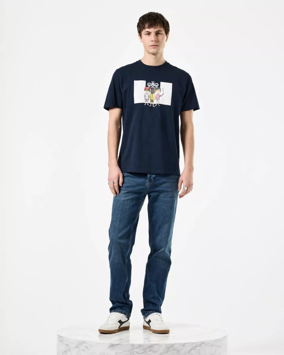 Weekend Offender Weekend Offender Graphic T Shirt Navy