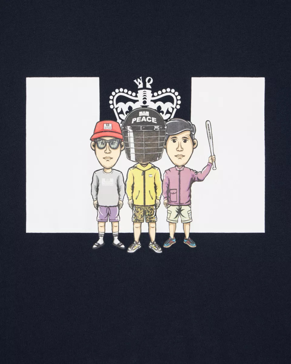 Weekend Offender Weekend Offender Graphic T Shirt Navy
