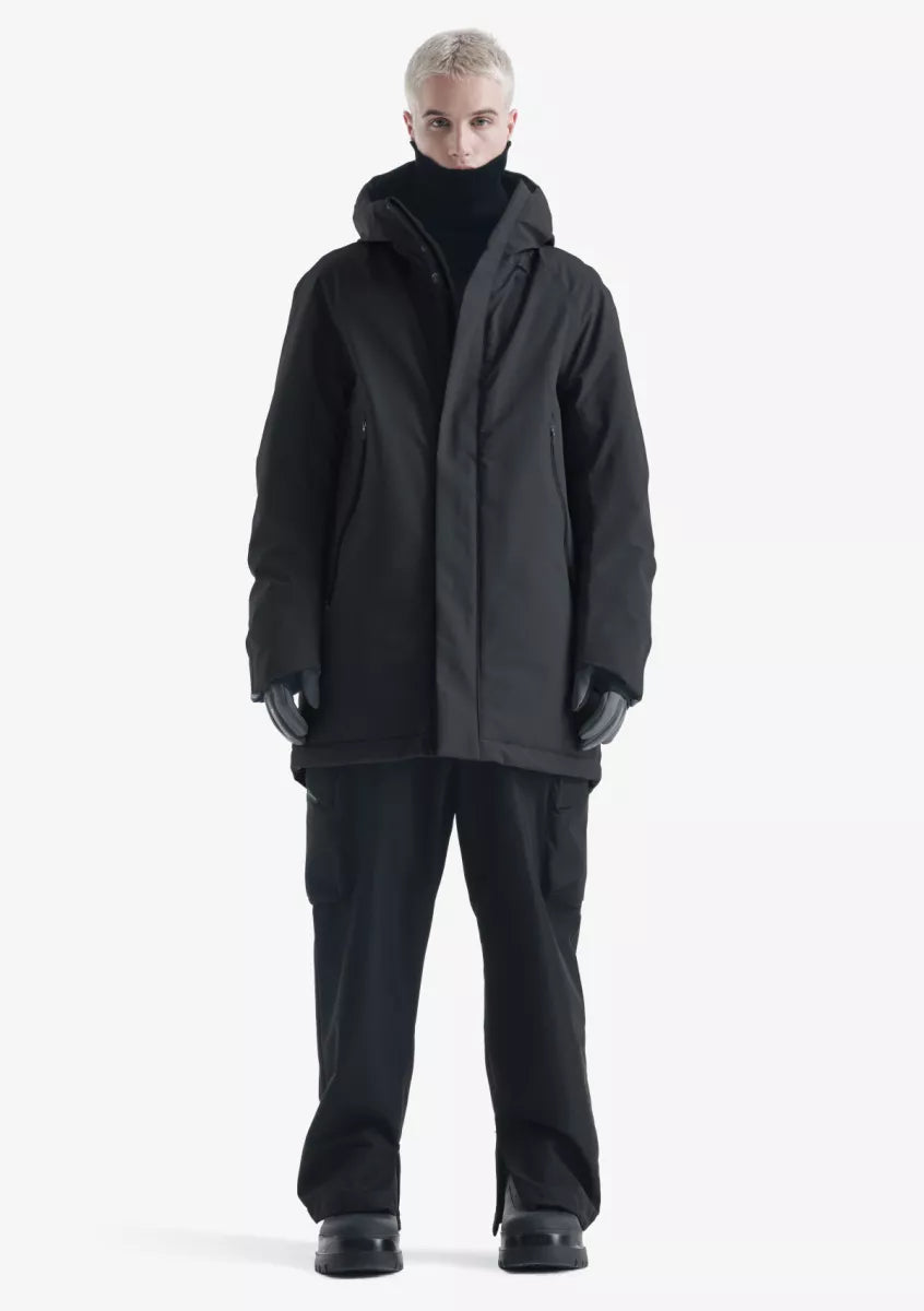 Krakatau Krakatau Technical parka Zwart