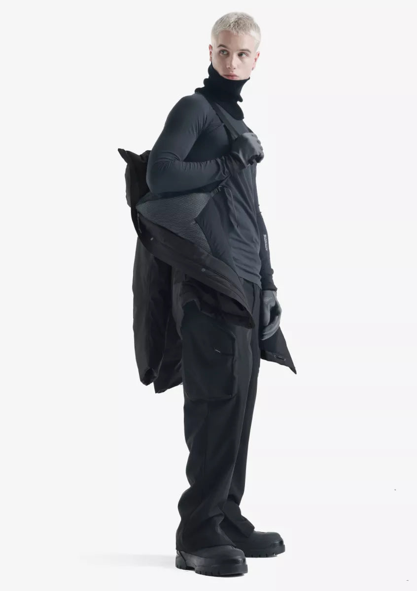 Krakatau Krakatau Technical parka Zwart