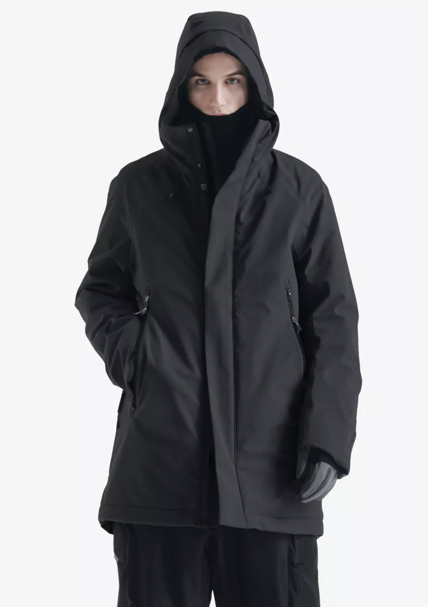 Krakatau Krakatau Technical parka Zwart
