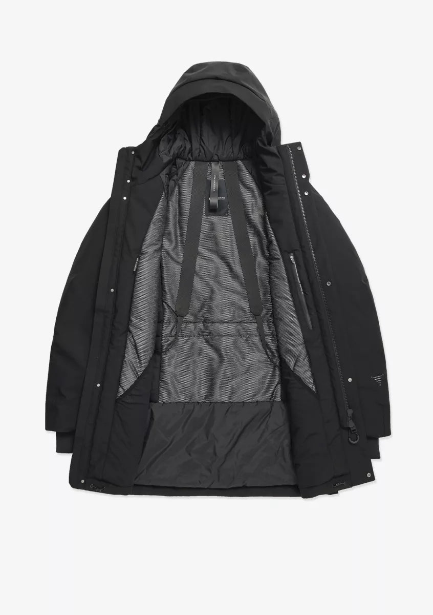Krakatau Krakatau Technical parka Zwart