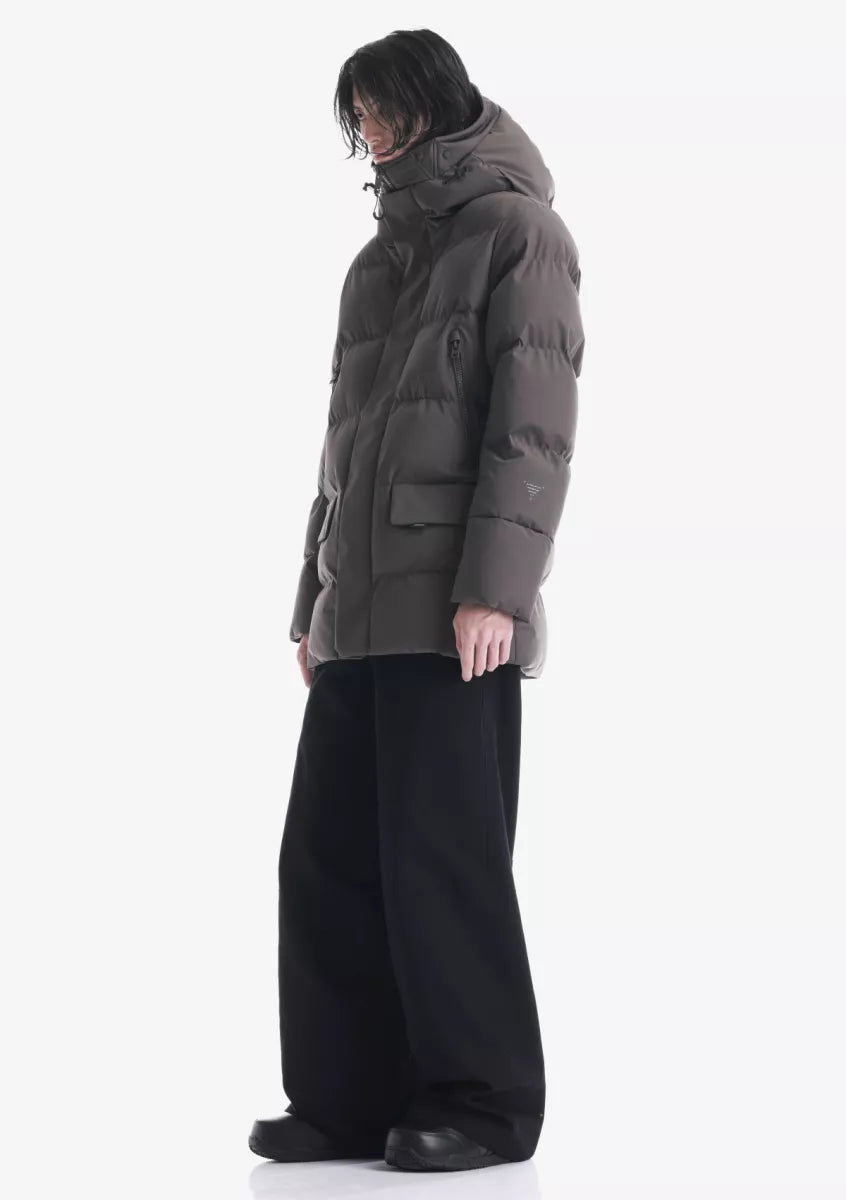 Krakatau Krakatau CASSINI QUILTED PARKA Bruin