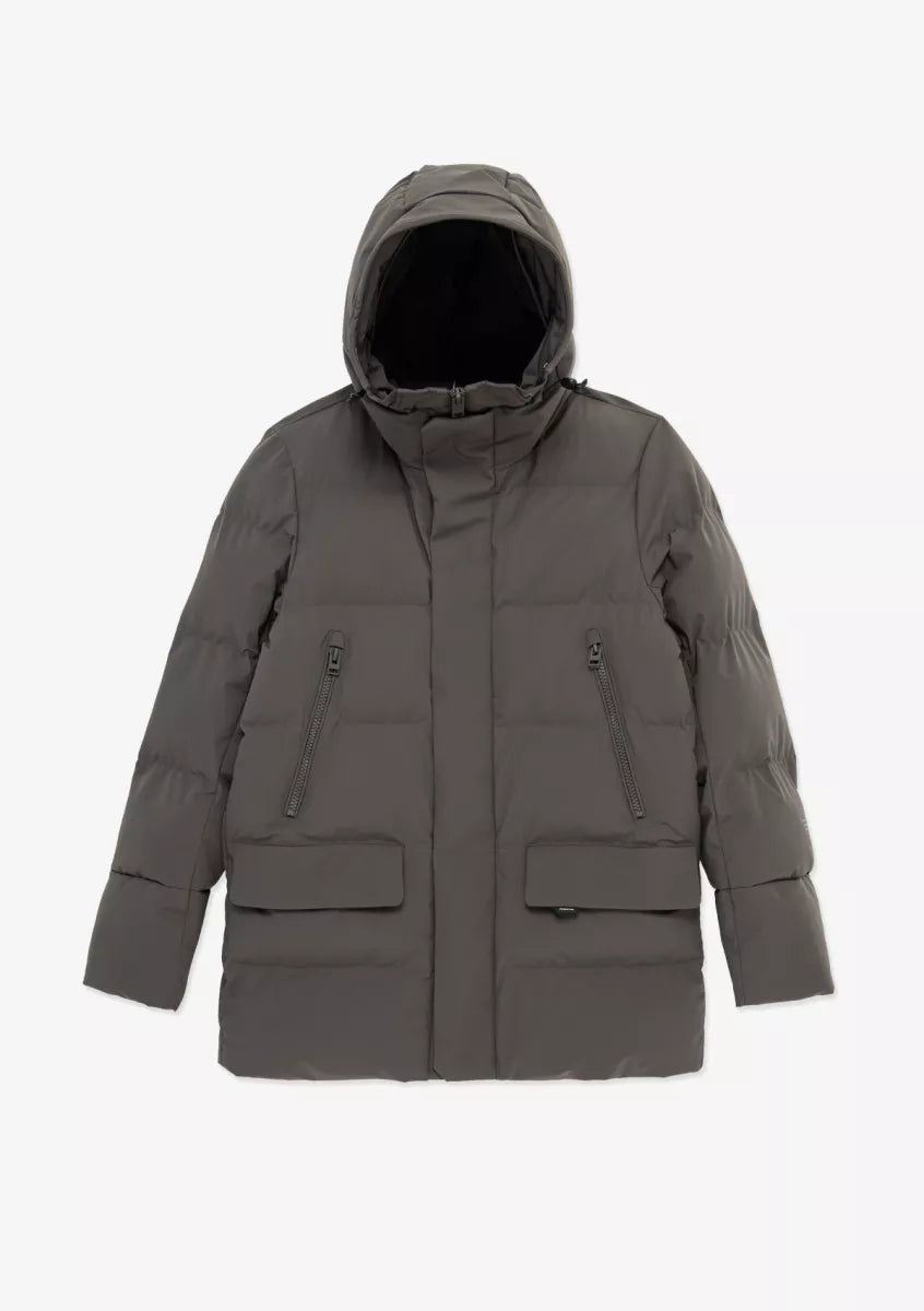 Krakatau Krakatau CASSINI QUILTED PARKA Bruin