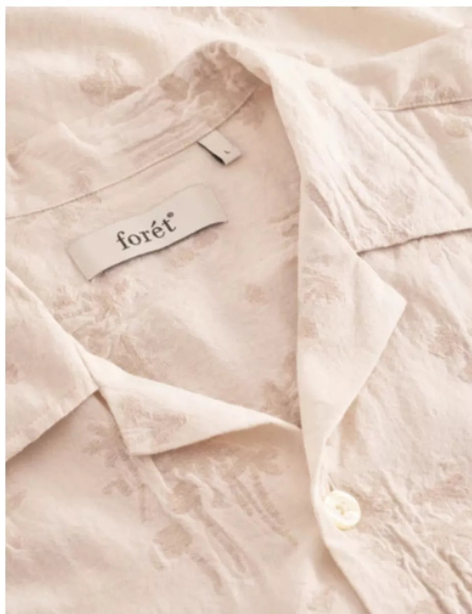 Forét Forét PEER FLOWER JACQUARD SHIRT