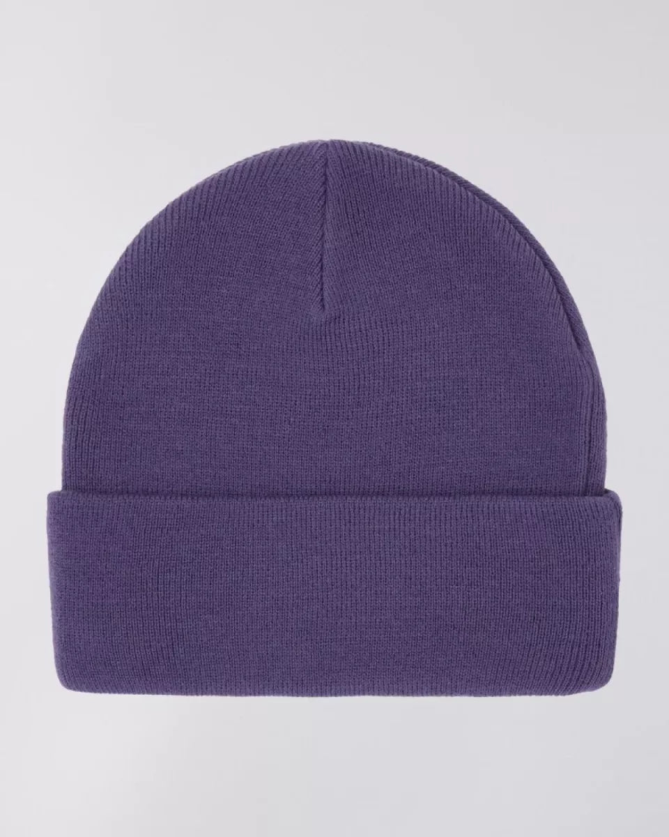 Edwin Edwin Classic Beanie Paars