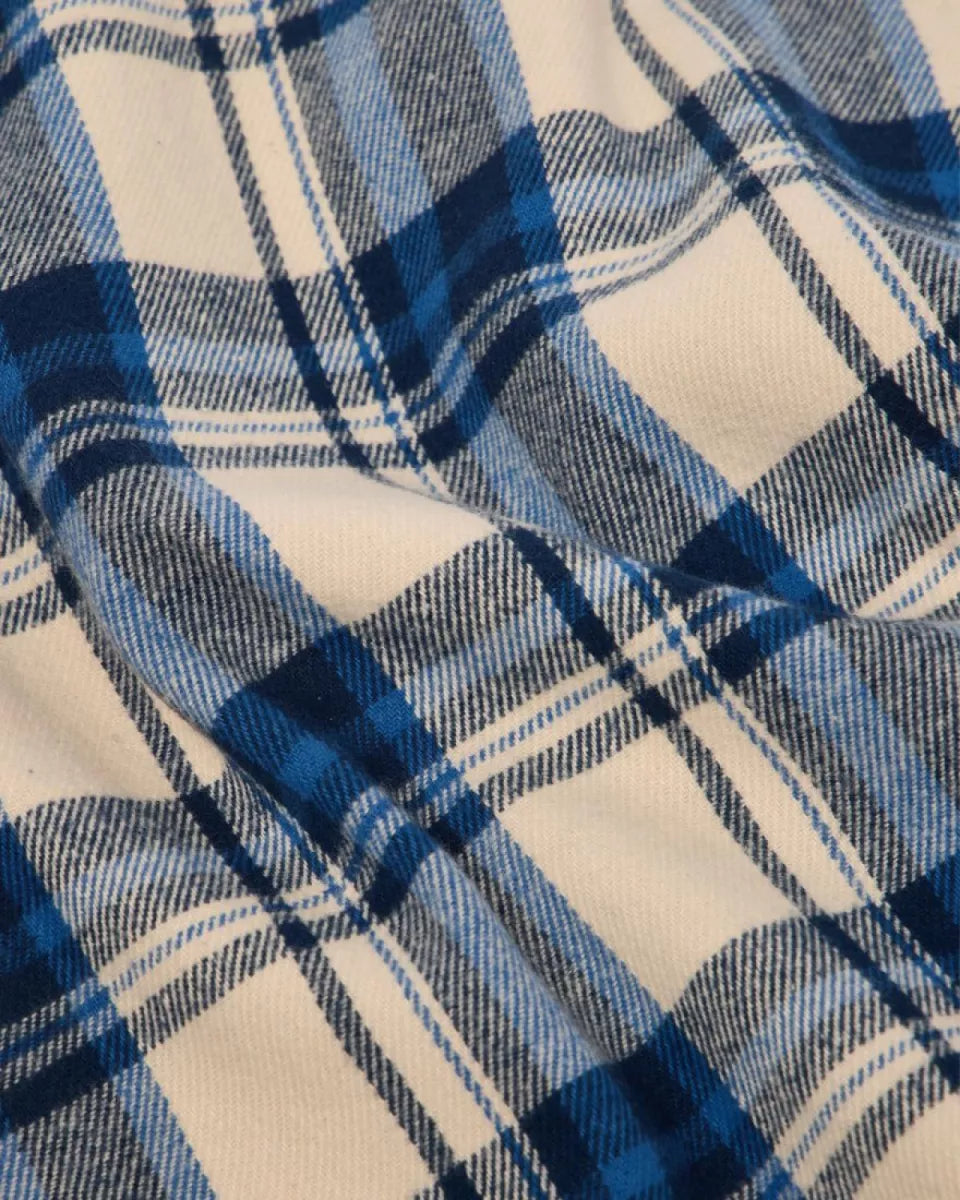 Edwin Edwin Western Shirt LS Madras Checks Blauw
