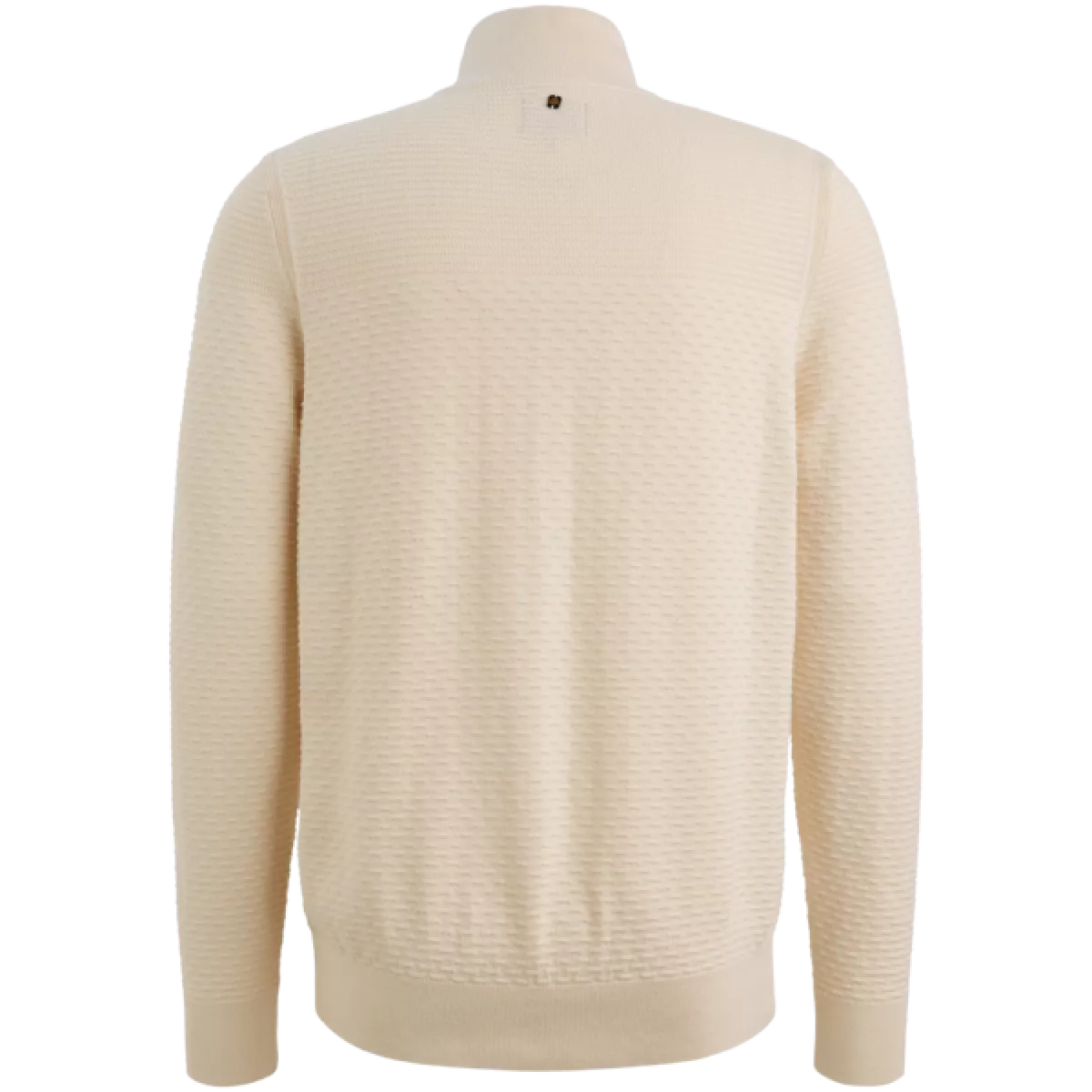 PME Legend PME Legend Half zip collar cotton mouline (or Off white