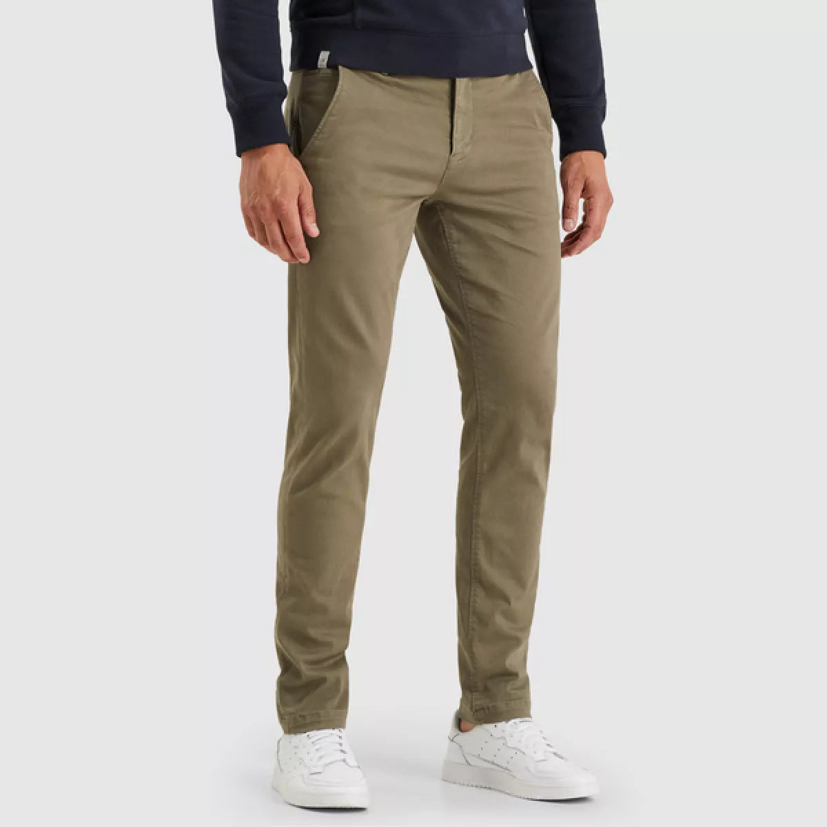 Cast Iron Cast Iron CHINO SLUB STRETCH Grijs tinten