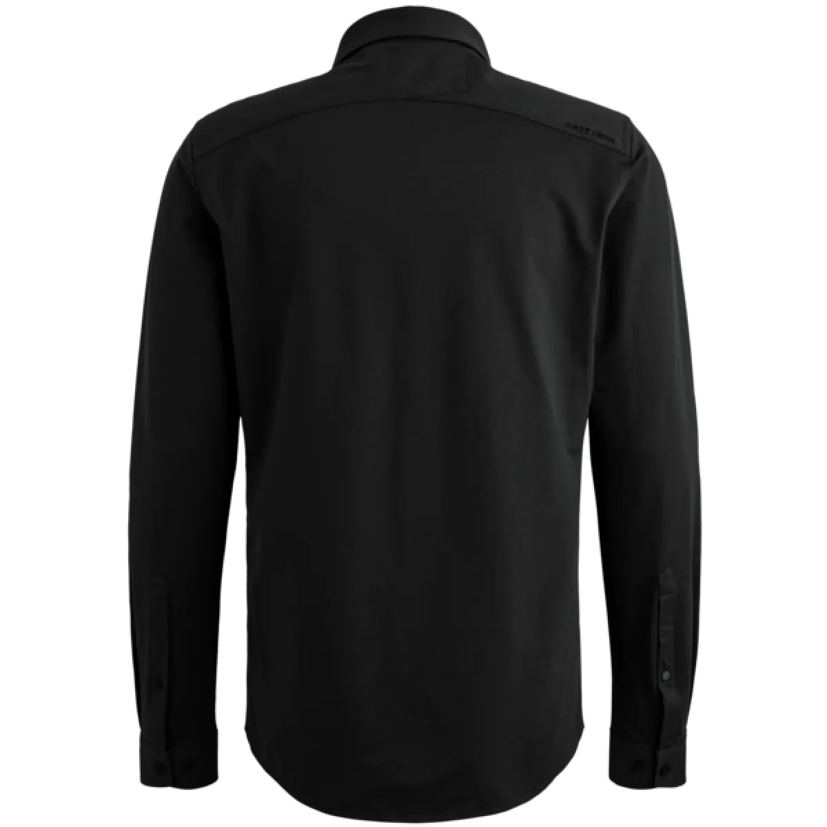 Cast Iron Cast Iron LONG SLEEVE SHIRT Twill Jersey 2 t Zwart