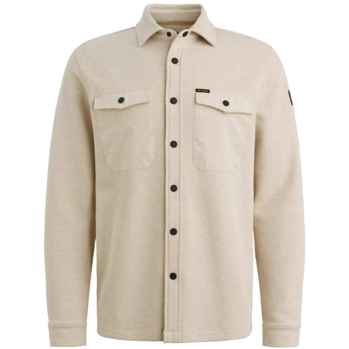 PME Legend PME Legend LONG SLEEVE SHIRT Waffle Jersey Off white