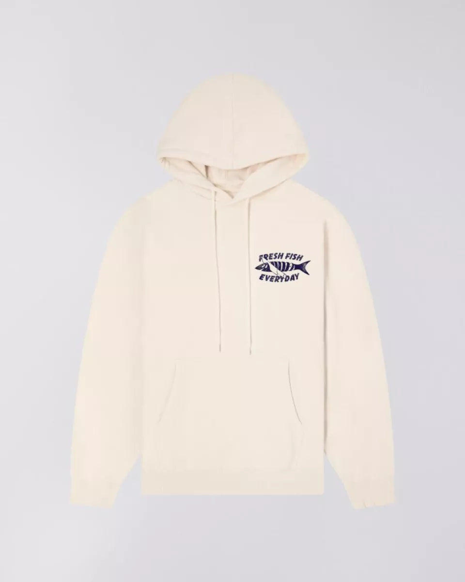 Edwin Edwin Monsieur Sakana Hoodie Sweat Off white