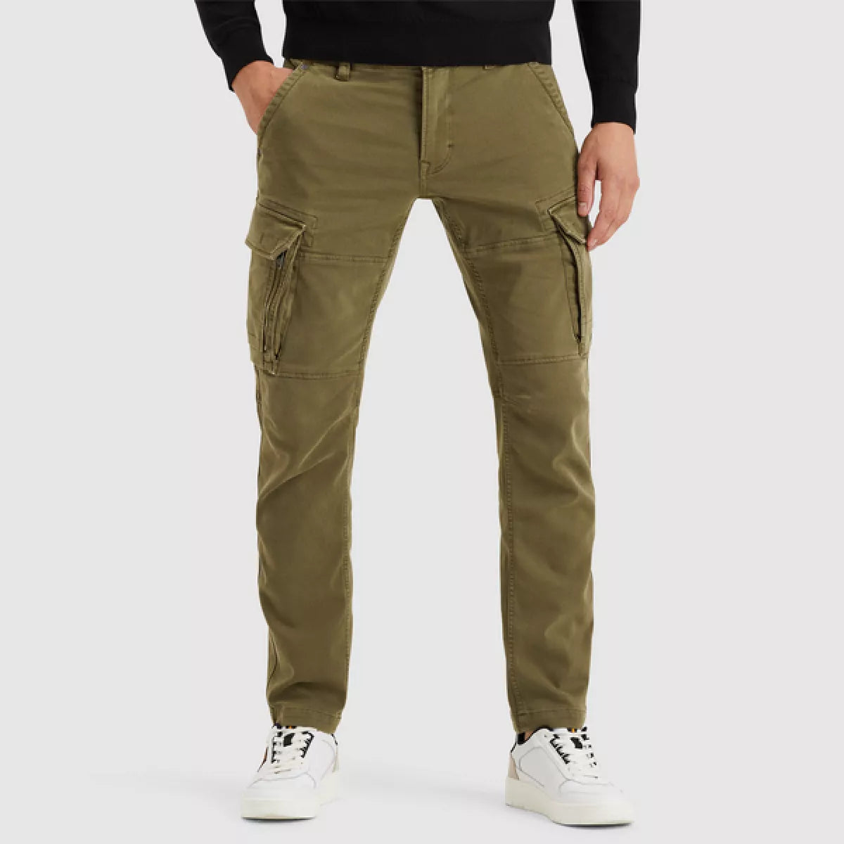 PME Legend PME Legend EXPEDIZOR CARGO COLORED SWEAT Groen