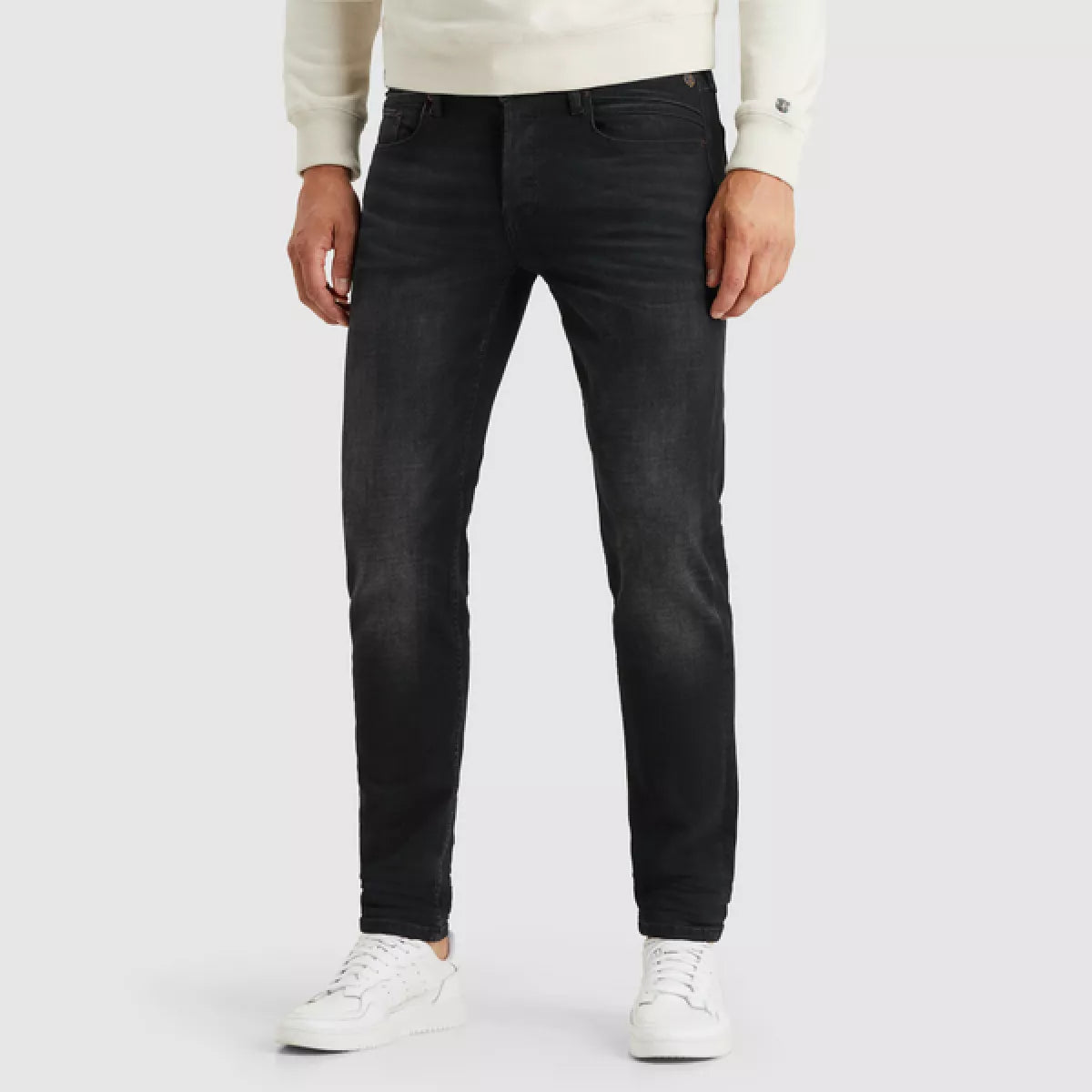 Cast Iron Cast Iron SHIFTBACK TAPERED NIGHT COAL BLACK Denim black washed