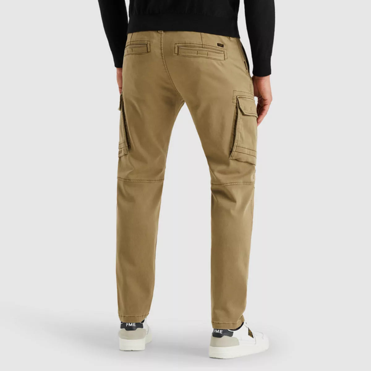 PME Legend PME Legend EXPEDIZOR CARGO COLORED SWEAT Donker groen